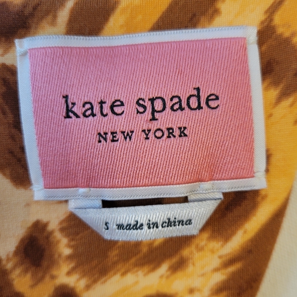 Kate Spade Cheetah‎ Print Sleeveless Dress Size Small - Picture 6 of 6